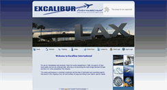 Desktop Screenshot of excaliburintl.com