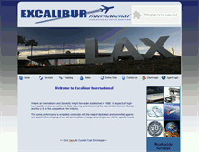 Tablet Screenshot of excaliburintl.com